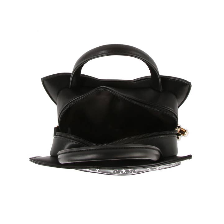 Black Mystic Feline Crossbody for wholesale on Faire