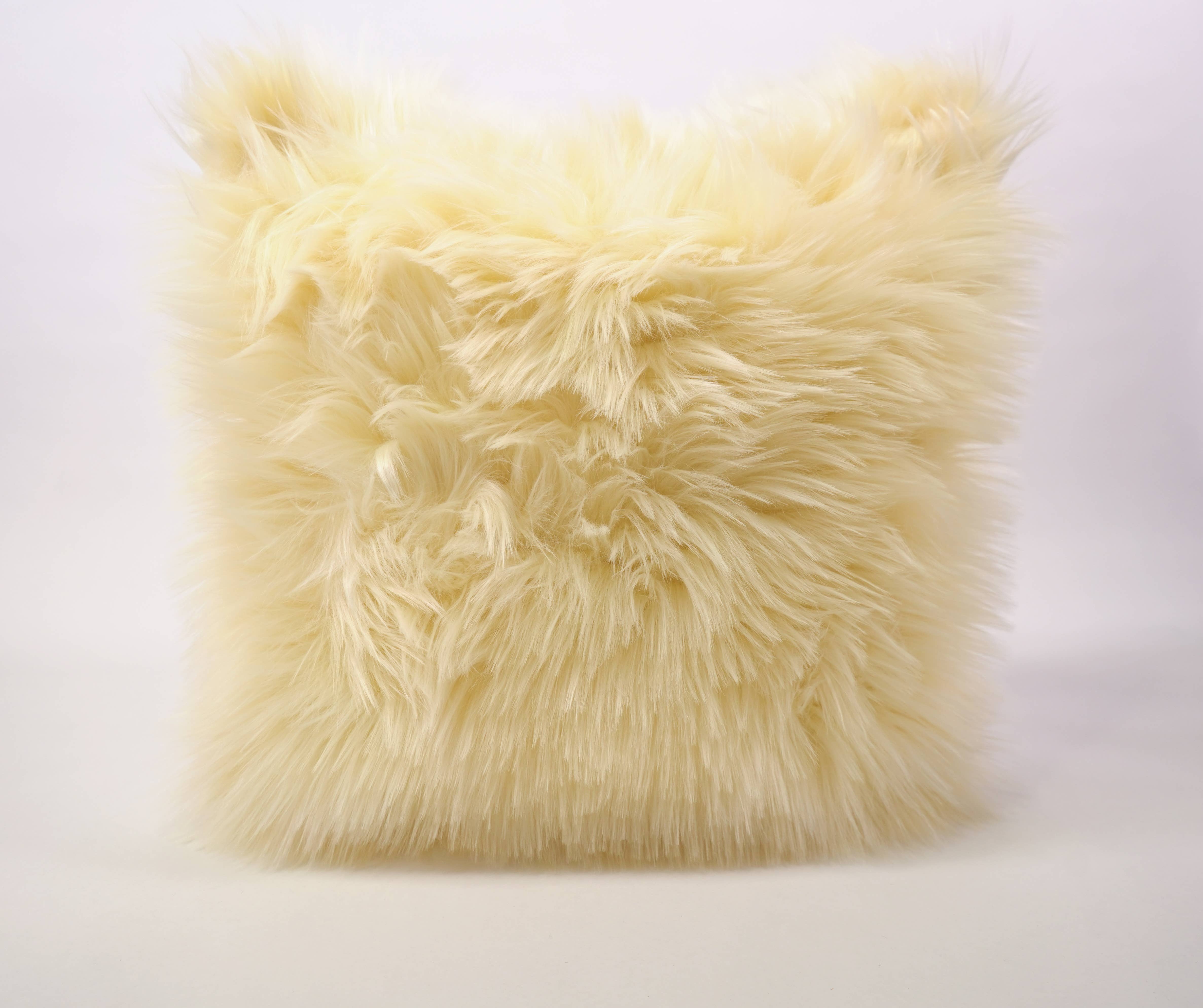 Floorora – wholesale Prydnadskuddfodral – Ny lyxserie Merino stil päls kasta örngott6