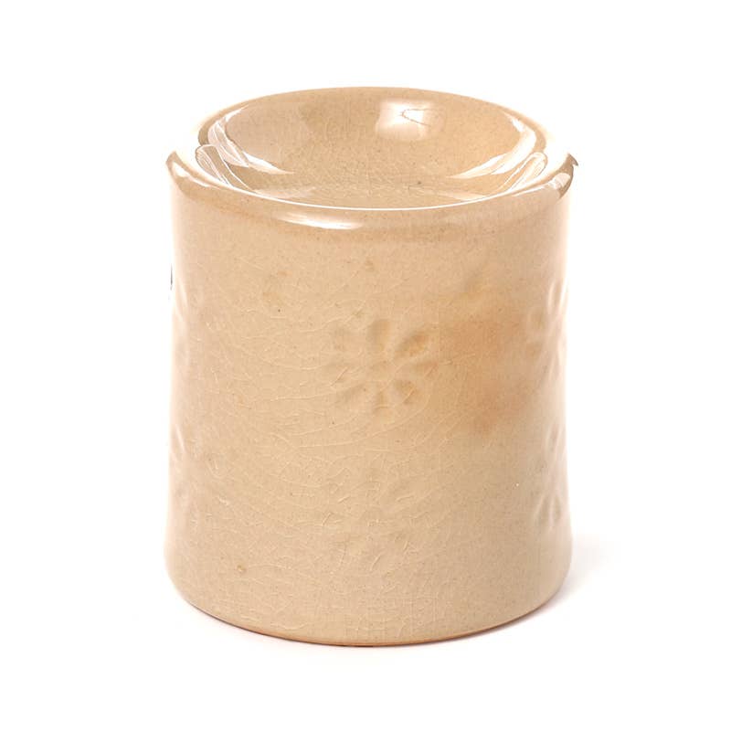 Puckator EU - Wholesale Oil Warmer - Eden Small Embossed Flower Oil Burner2