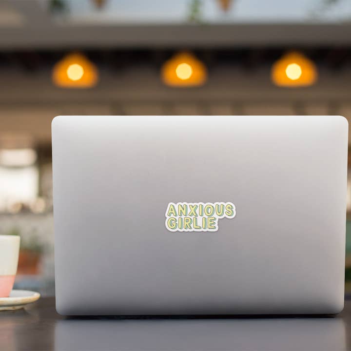 Five Dot Post - Wholesale Sticker - Anxious Girlie – Funny Mental Health Vinyl Sticker 2