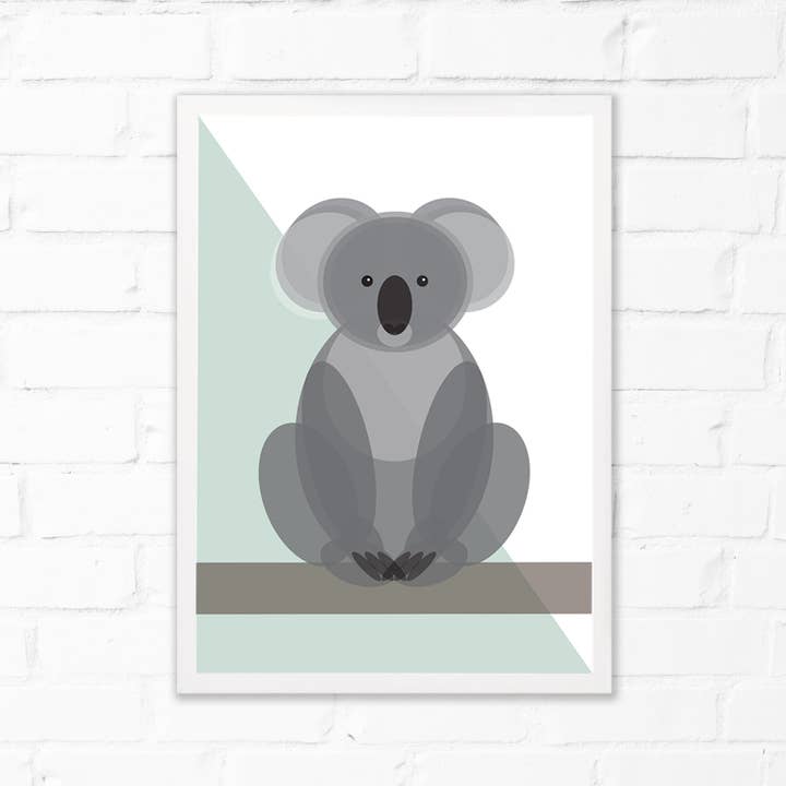 Imprimé Koala pour enfant pour la vente par Cloud Cuckoo Design