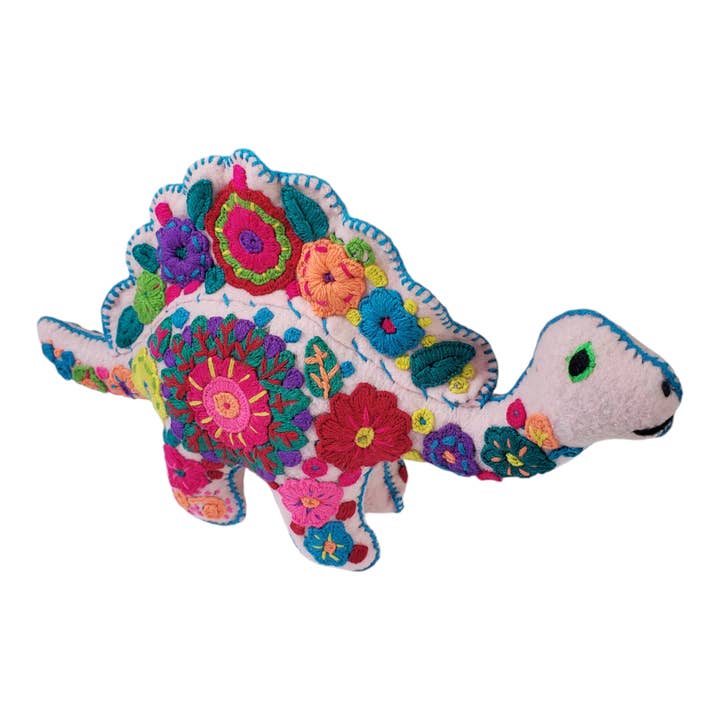 The Little Pueblo - Vente Peluche – enfant et bébé - Stégosaure, dinosaure Animalito, originaire du Chiapas, au Mexique4