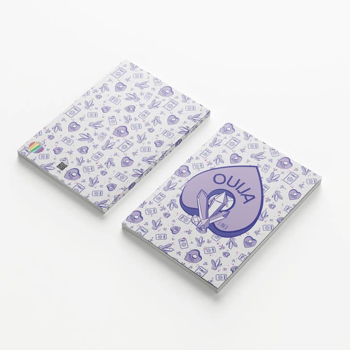 Ouija notitieboek paars voor wholesale door Charlie's Bookstore