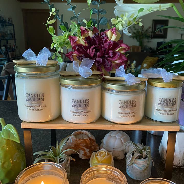 Candles and Cream Collection - Wholesale Jar/Filled Candle - Chasing Rainbows - Lotion Candles and Lotion Melts