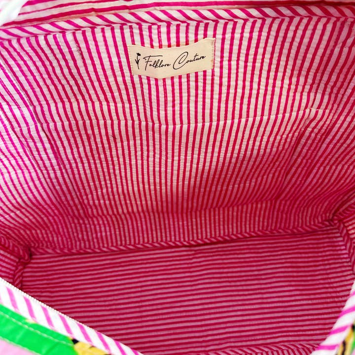 Folklore Couture - Wholesale Weekender Bag - Women's - Quilted Duffle Bag | Weekender Travel Overnight Bag | Tigers6