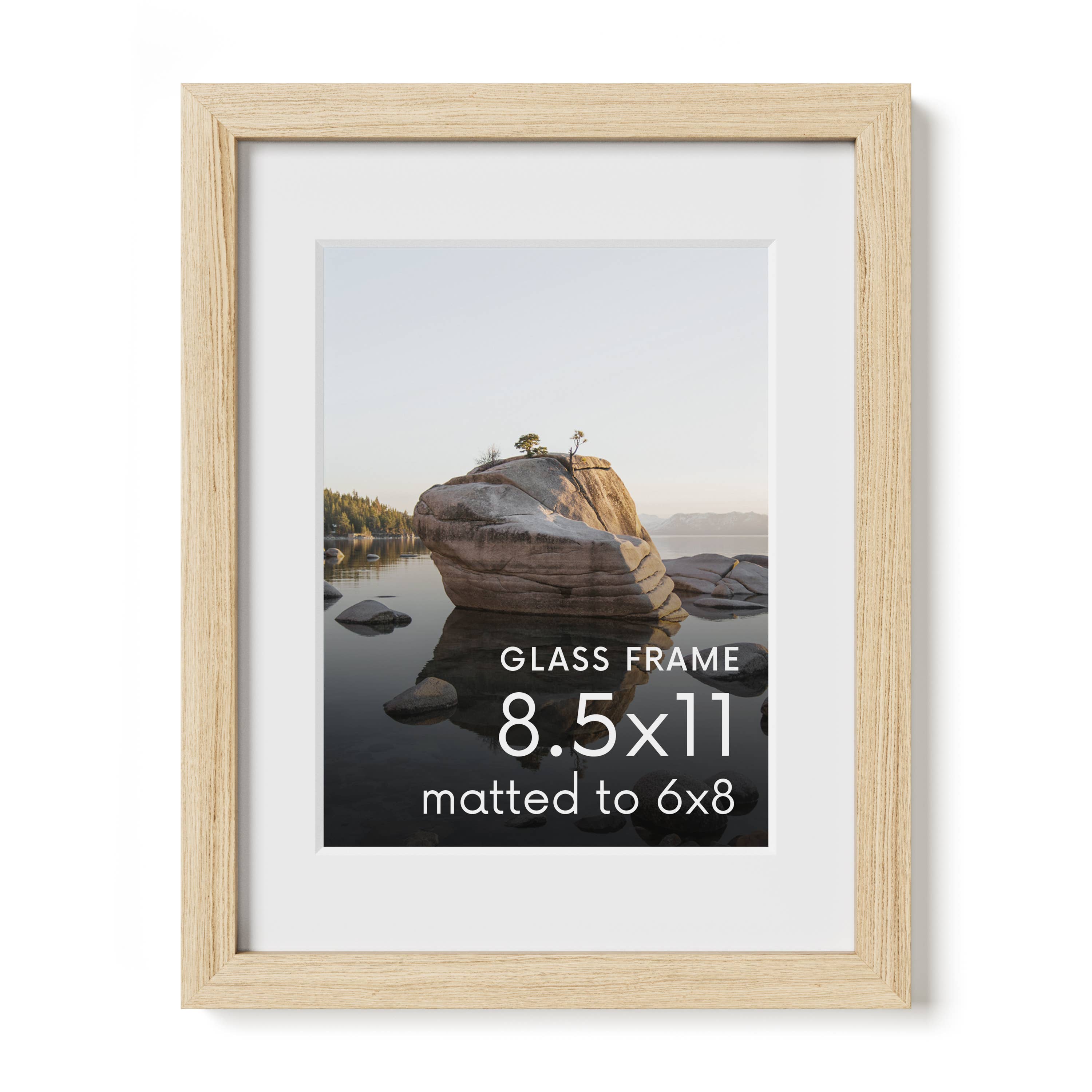 Haus and Hues - Wholesale Picture Frame - Natural Oak Frame with Glass5