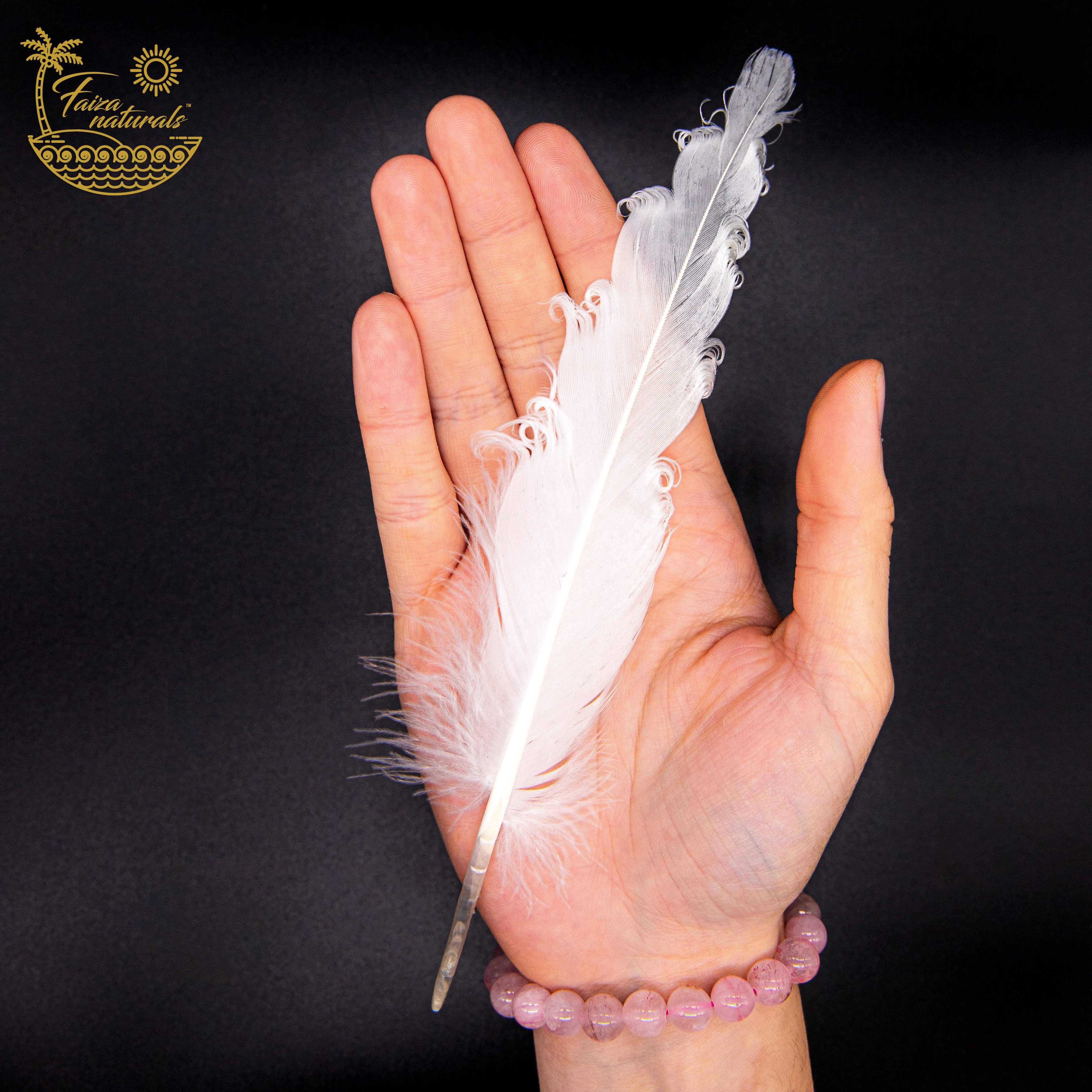 Faiza Naturals - Wholesale Wierrookbundel - Premium ganzveren van 15-20 cm voor smudging en rituelen2