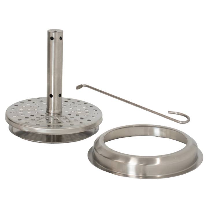 Sunnydaze Decor - Wholesale Fire Pit - Tabletop Smokeless Fire Pit with Triple Burn Design - Silver