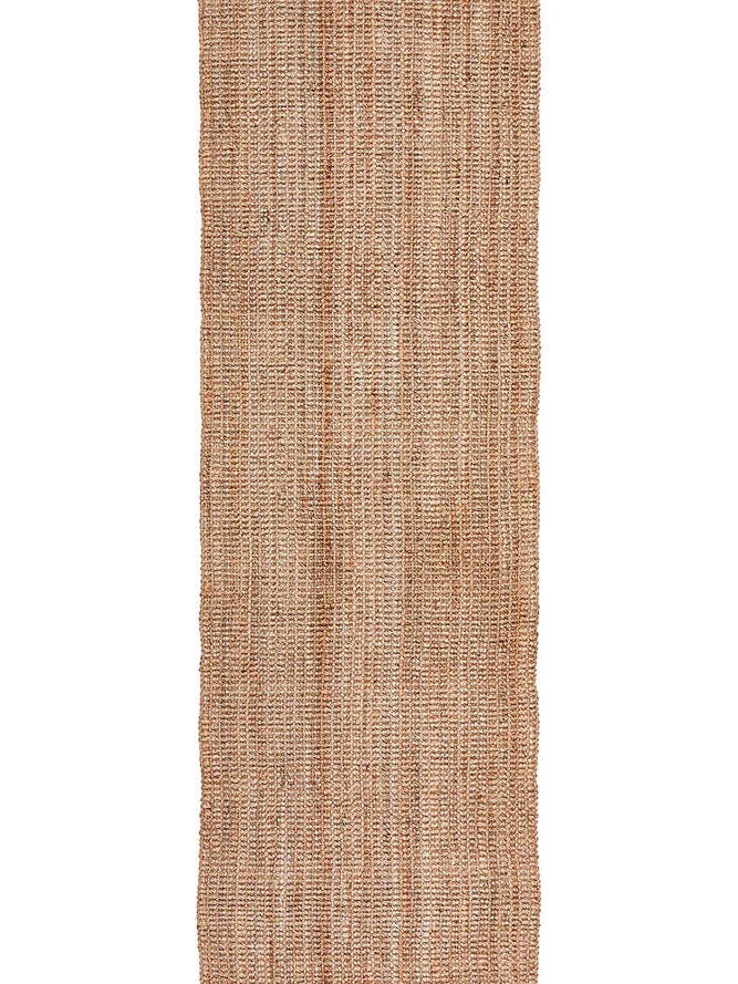 Atrium Barker Natural Runner Rug | Hand Loomed 100% Jute | Natural Fiber Reversible Rug for wholesale by Aztec House