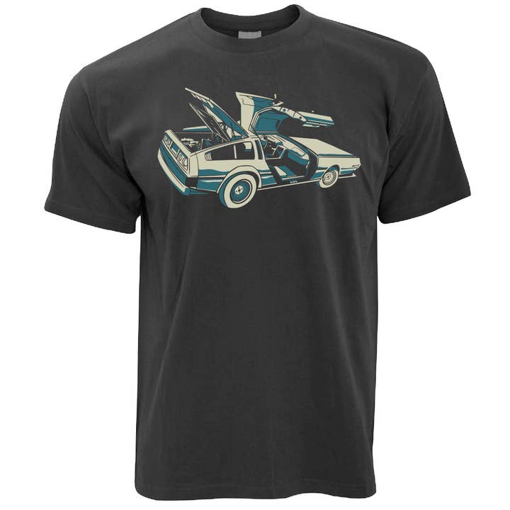 PIGMENTIFY - Vendita all'ingrosso Maglietta stampata - Unisex - Maglietta Delorean2