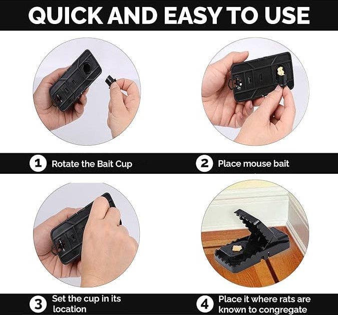 My Wholesale Warehouse - Wholesale Pet Grooming Aid - Not Cat/Dog - Generise Mouse Trap - 6 Pack2