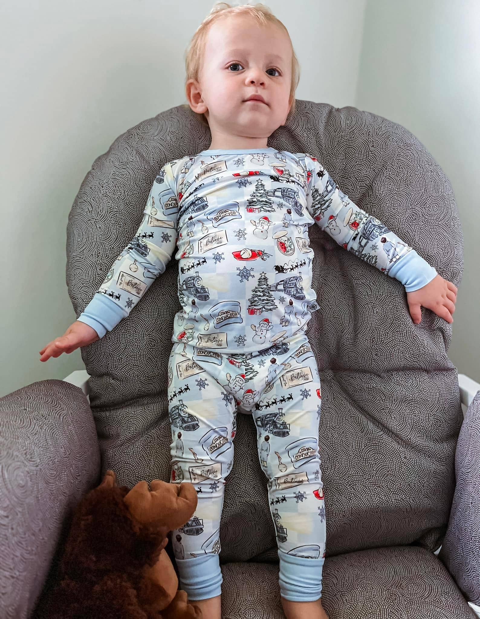 Southern Refinery - Wholesale Sleepwear Set - Kids - christmas, family matching pjs, christmas pjs, polar express3