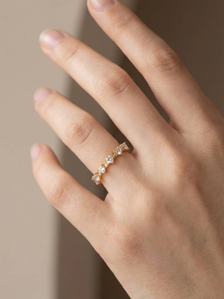 Anel em aço inoxidável 424RX312 por atacado de BYREN | ÉLINE L'ATELIER