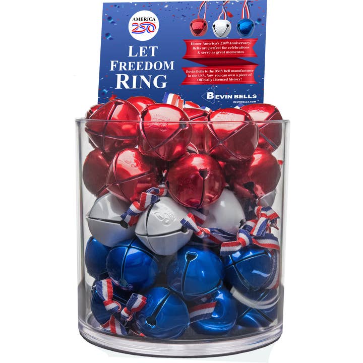 AMERICA 250 Impulso di Visualizzazione Campanello da Slitta per la vendita all'ingrosso da parte di Bevin Bells