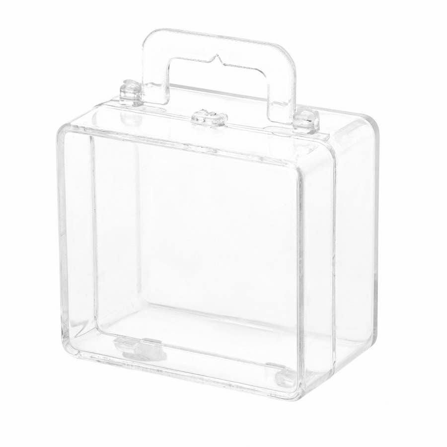 Hammont Acrylic Boxes - Clear Cubes (4 Pack) 3.15x3.15x3.15 | Small Lucite  Boxes with Hinged Lids, for Displays, Gifts, Weddings, Jewlery, Parties