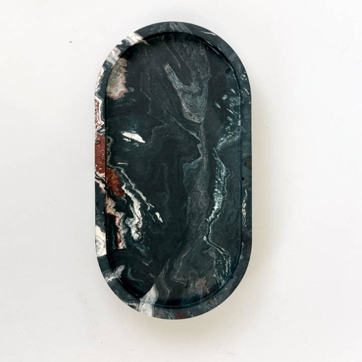 Marbled Oval Tray for wholesale by Paper + Cloud