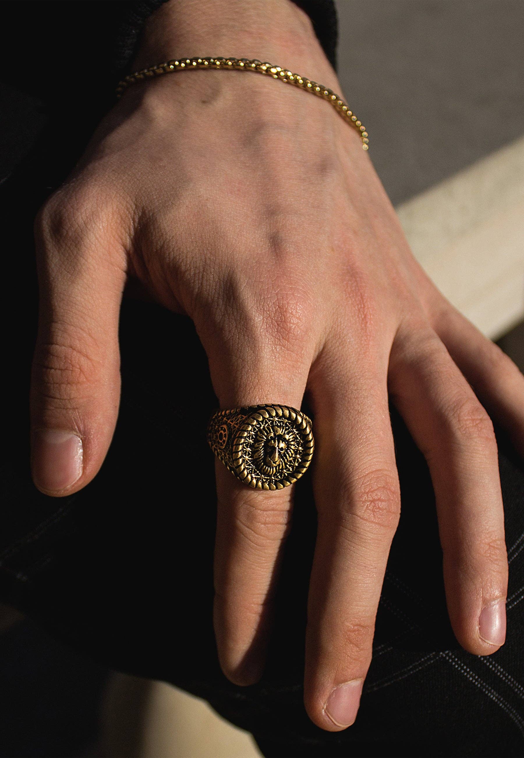 Blackskies - Wholesale Link & Chain Bracelet - Bacas Chain Link Bracelet Gold5