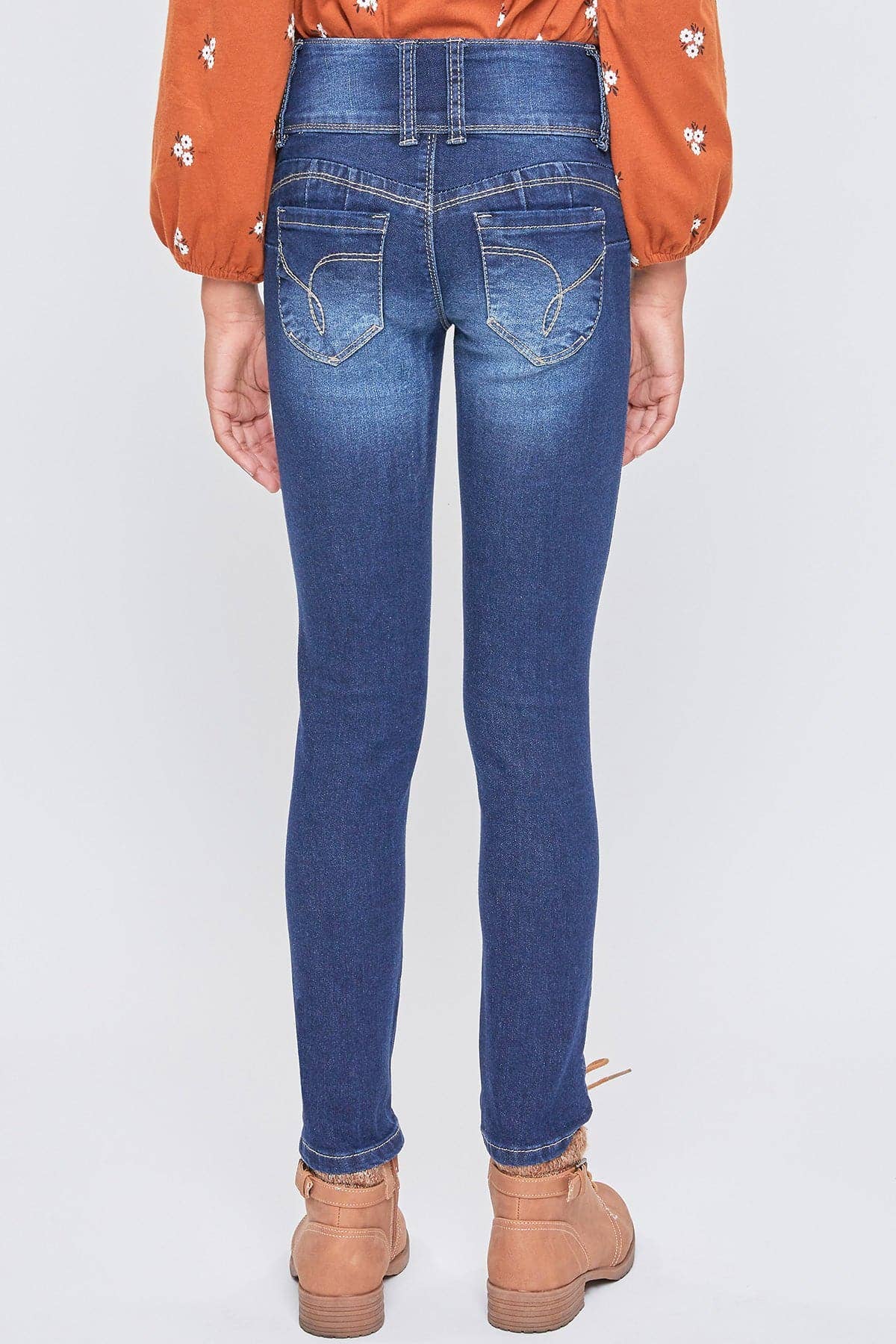 YMI - Venta al por mayor Vaqueros - Niños - Girls WannaBettaFit 3-Button Clean Hem Skinny -GP23775313