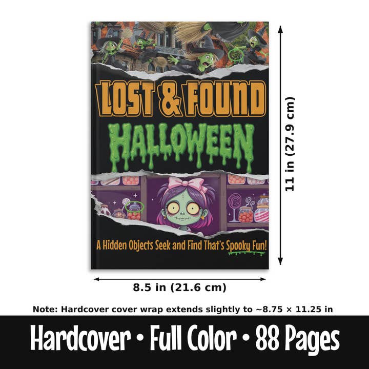 Puzzle Books Co - Wholesale Coloring & Activity Book - Adult - Lost and Found: Halloween Edition6