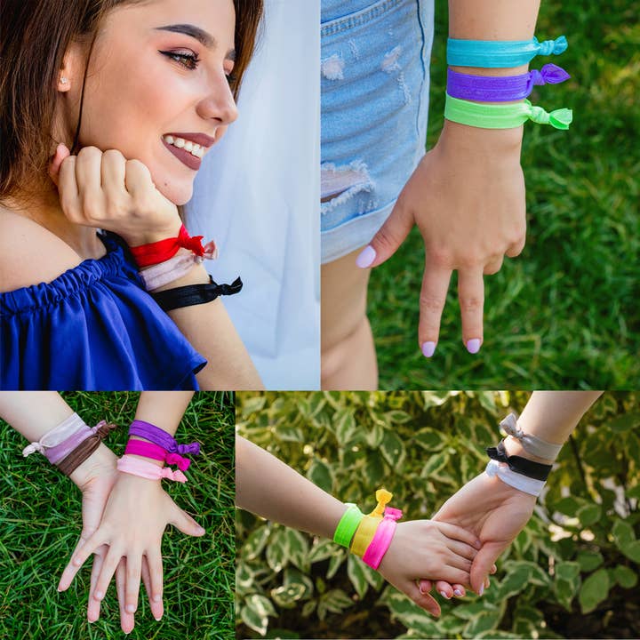 JLIKA – wholesale Hair tie – 100 Elastic Hair Ties Ponytail Holders