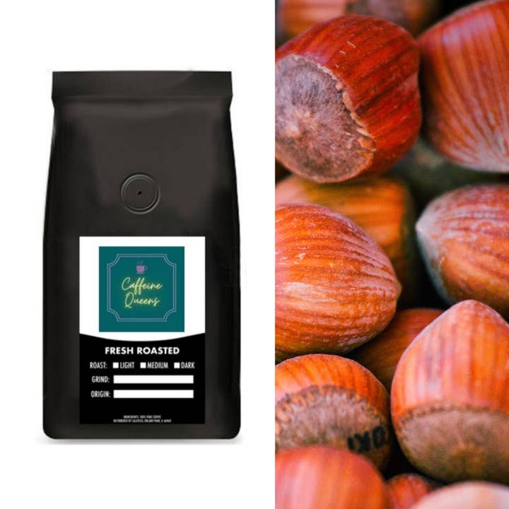 Caffeine-Queens LLC - Wholesale Coffee Beans - Hazelnut Coffee