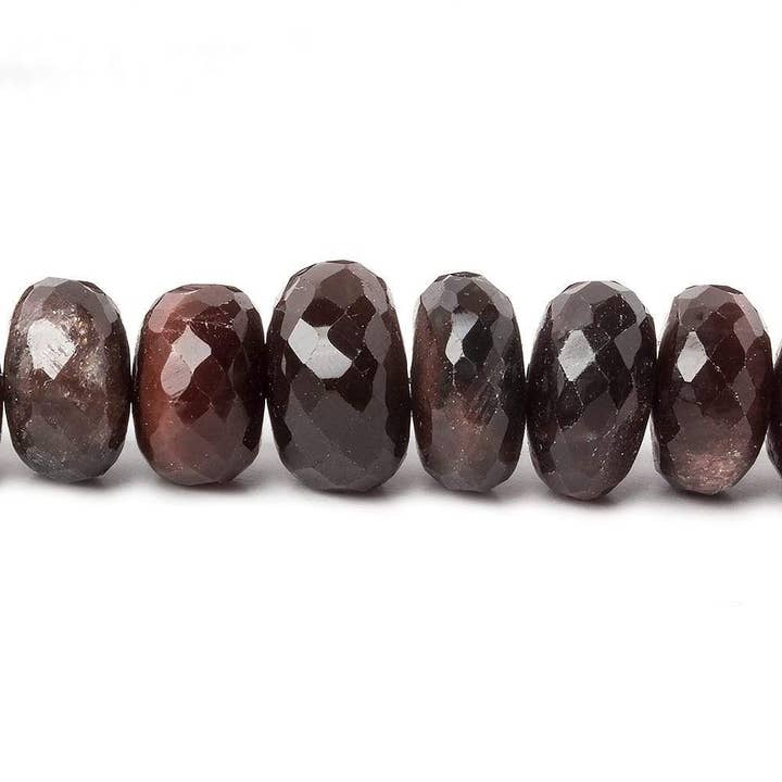 Perlas redondas facetadas Scapolite de 9 a 9,5 mm, 14 pulgadas, 65 unidades AA para venta al por mayor de Beads of Cambay