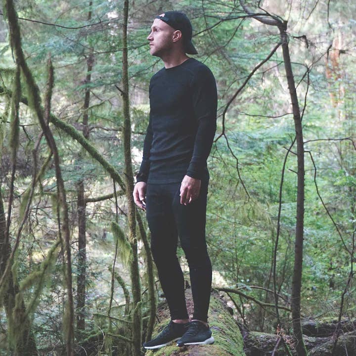 Middengewicht - Heren Wol Flyless Running Tight Woolverino voor wholesale door Runners Essentials by Without Limits