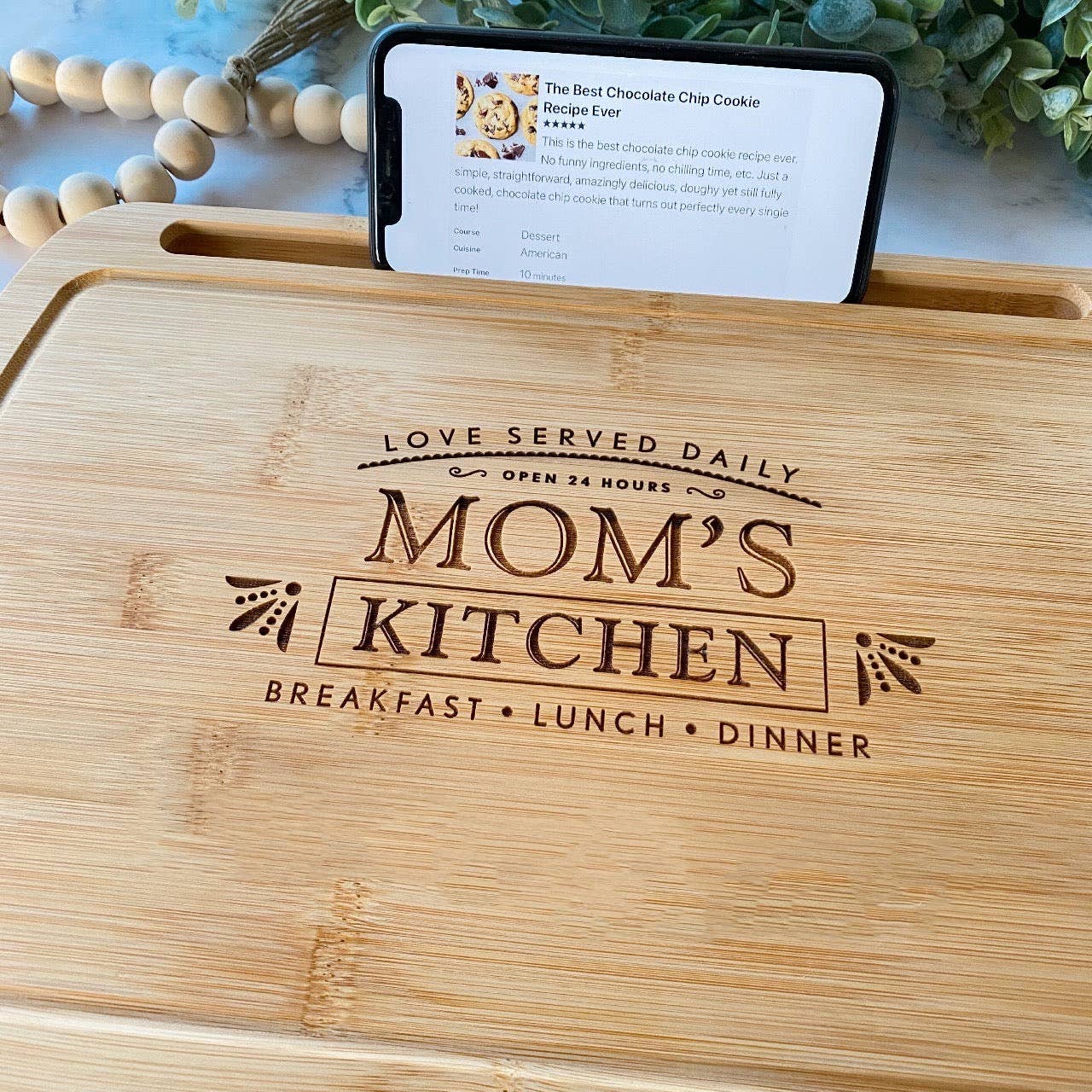 M.Ree Jewels Creative - Wholesale Cutting Board - Mom’s Kitchen Bamboo Cutting Board Mothers Day Gift for Her1
