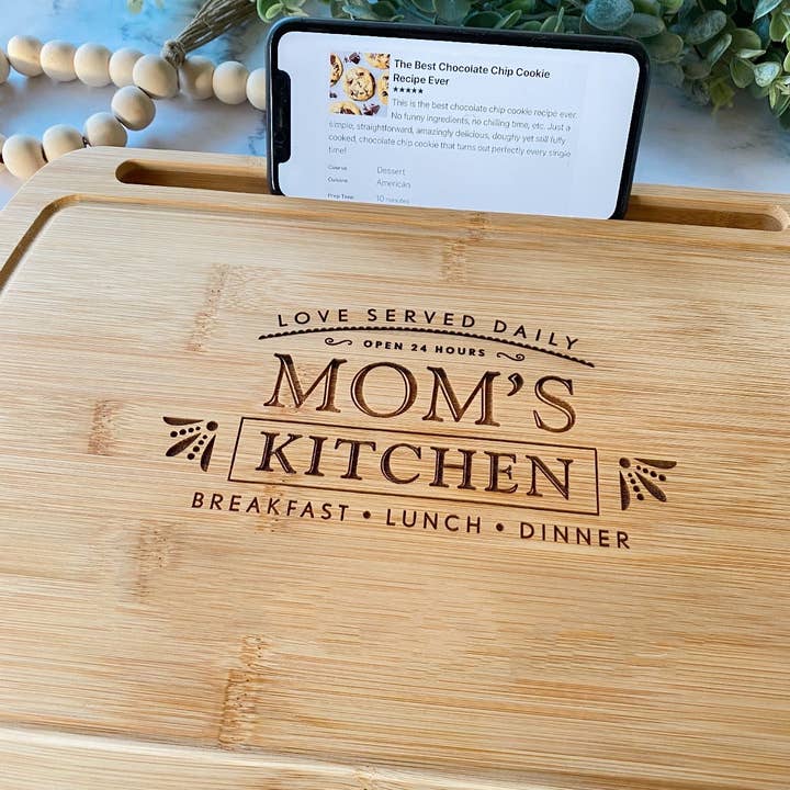 M.Ree Jewels Creative - Wholesale Cutting Board - Mom’s Kitchen Bamboo Cutting Board Mothers Day Gift for Her1