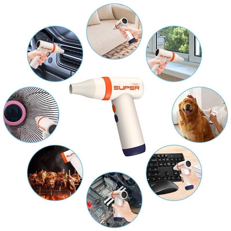 VIGOR - Wholesale Handheld electric fan - Electric Air Duster for Camera Lenses,Keyboard,ChipsCleaning8