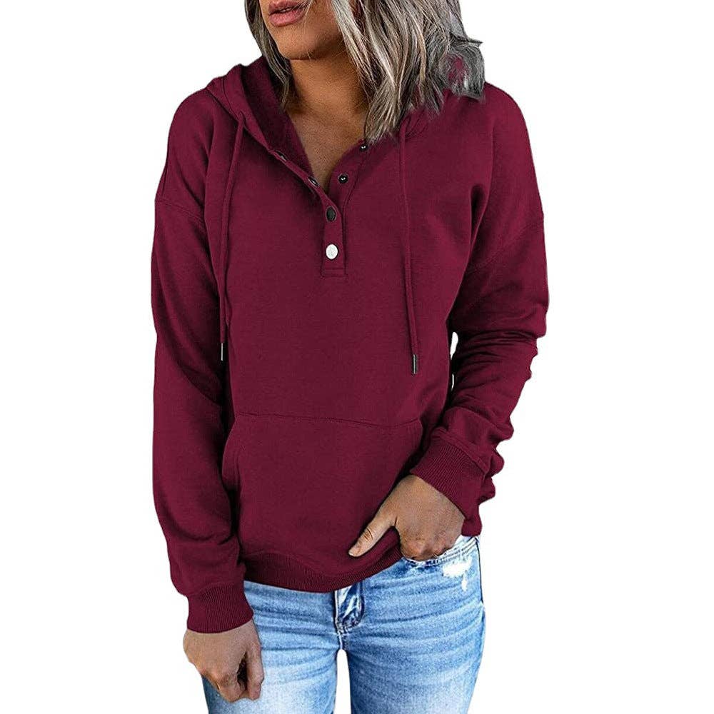 Masyal - Wholesale Hoodie - Dames - Casual sweatshirt met lange mouwen, capuchon en trekkoord0