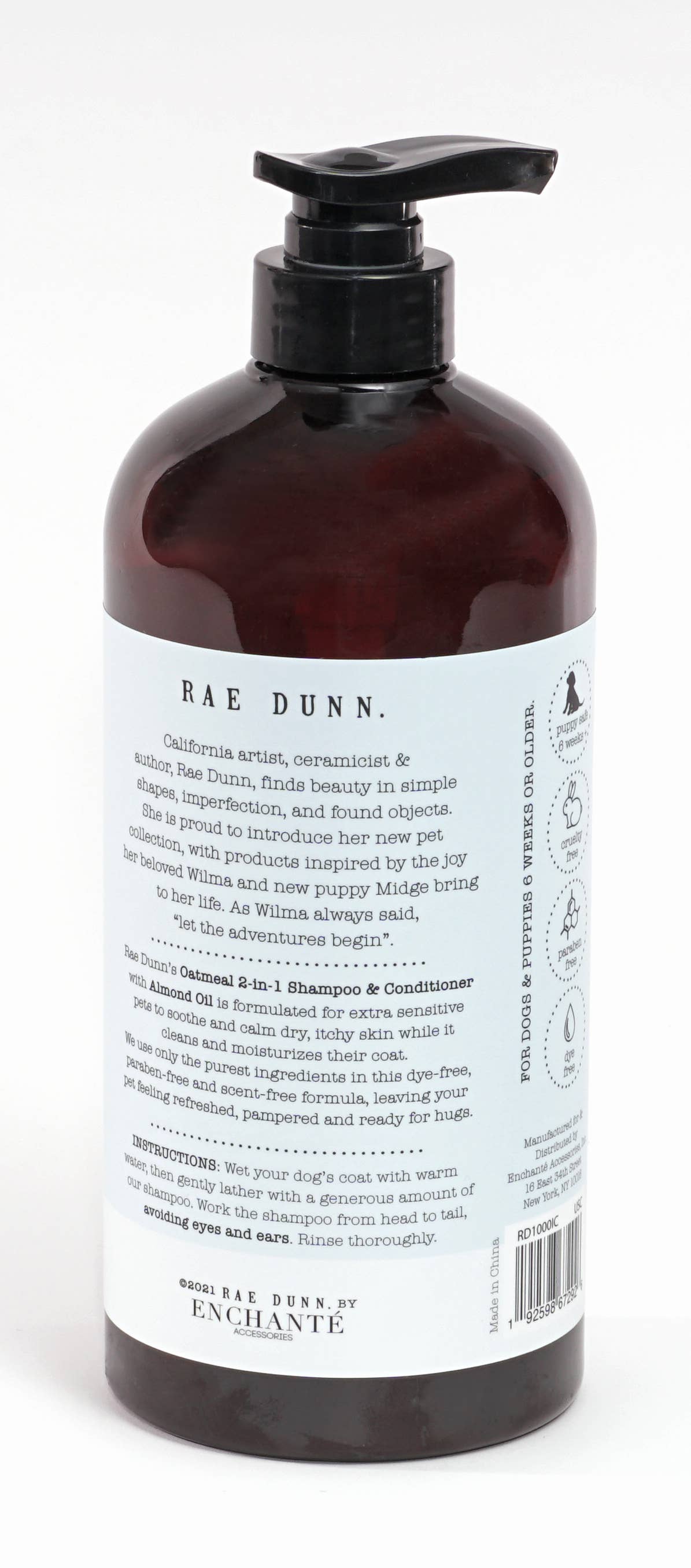 Precious Tails - Wholesale Pet Shampoo - Dog - Rae Dunn Pet Shampoo Icons - 1000ml1