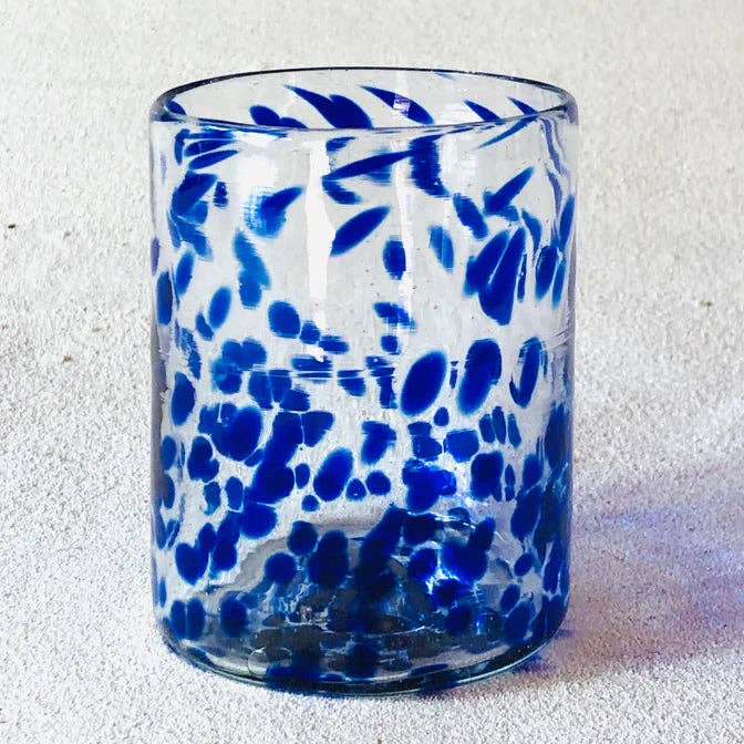 Blue Blown glass - tumbler (short straight) ~ 300ml for wholesale on Faire0