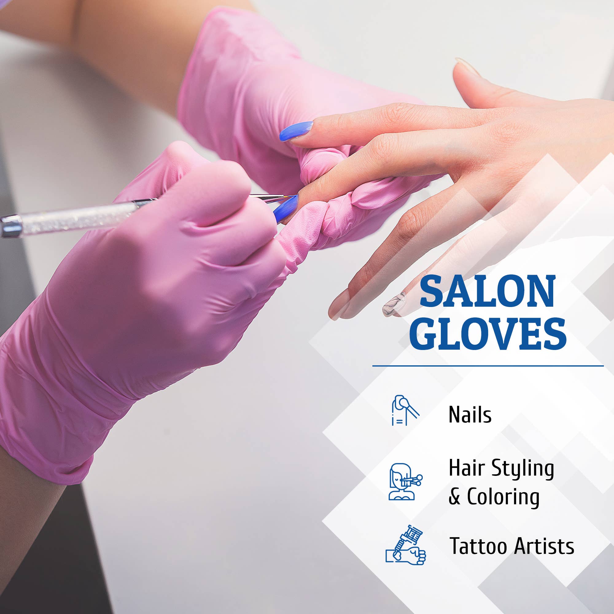 ShopHomeMed - Wholesale Cleaning Gloves - Hand-E Nitrile Gloves, 200 Count, Pink5