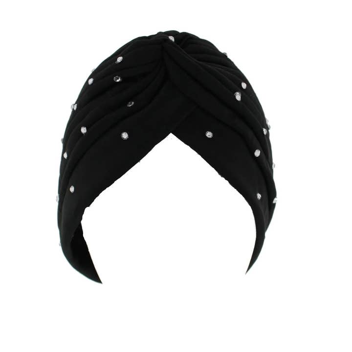 Topkids Accessories - Wholesale Sleep Cap / Bonnet - Women's - Hair Turban Head Wrap Sleep Cap Bonnet Hair Scarf Hairwrap Turbans Stretchy Elastic Hair Towel Chemo Hat Women's Fashion Turbans Women Ladies1