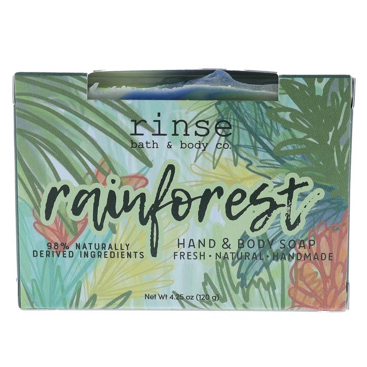 Soap - Rainforest | Natural Bar Soap for wholesale by Rinse Bath Body Inc