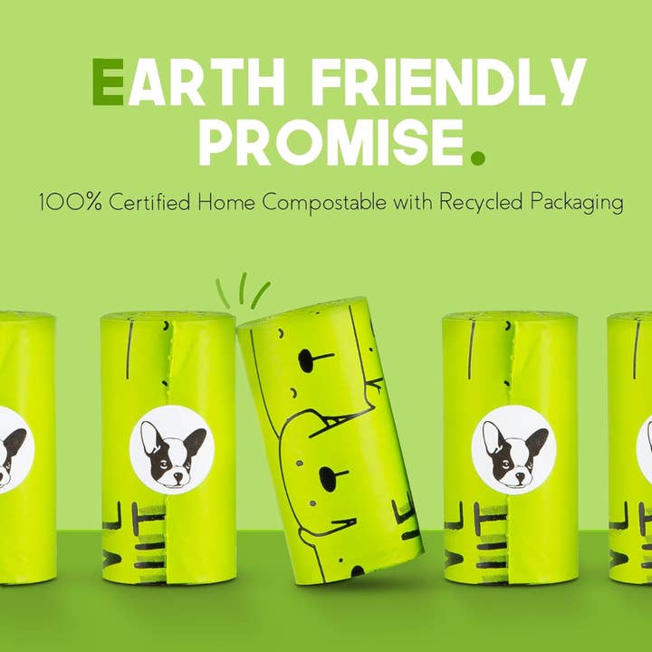Give A Sh!t - Wholesale Pet Poop Bag - 100% Certified Home Compostable Dog Poop Bags - 120 Bags
