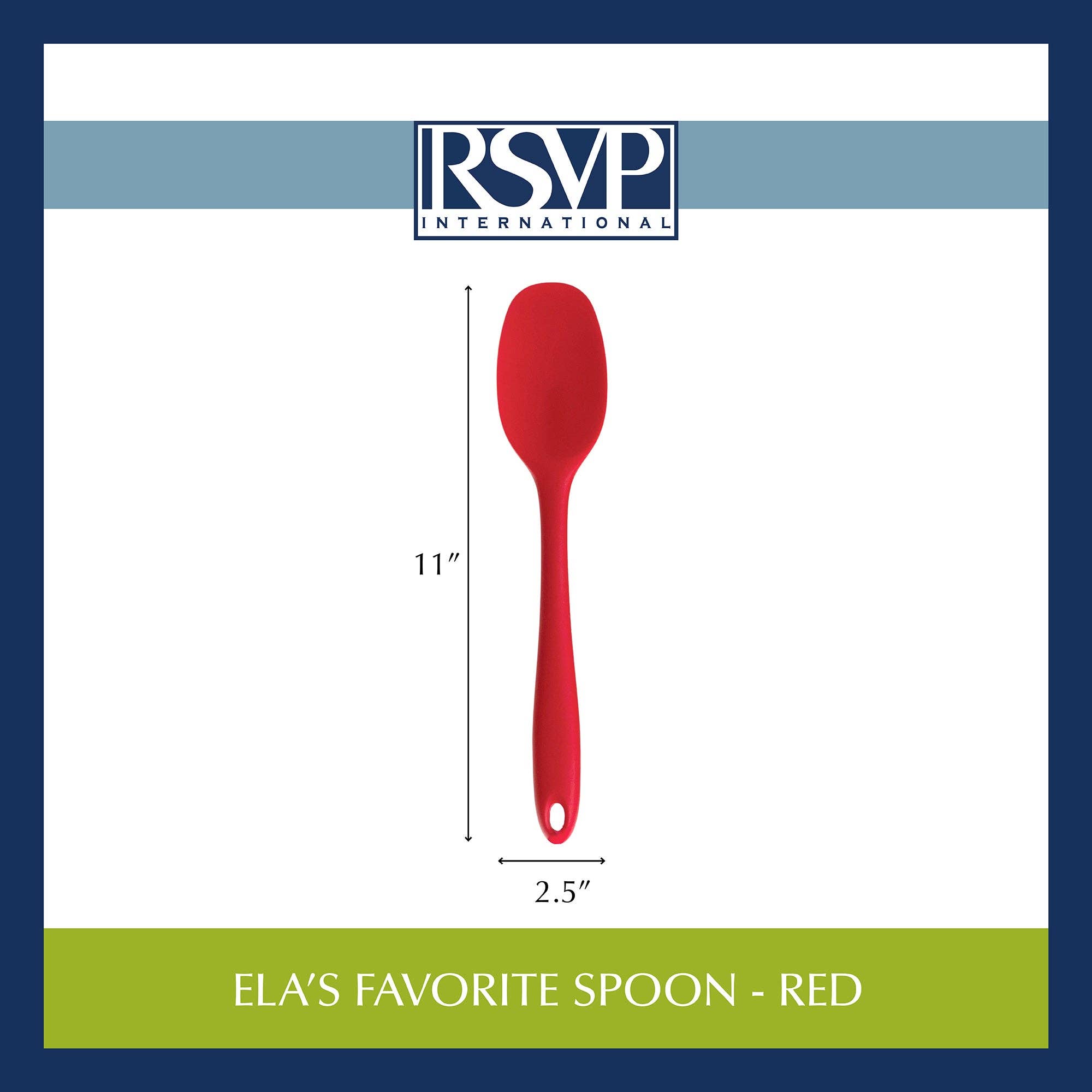 RSVP International - Wholesale Kitchen Spoon - Ela's Favorite Spoon - Red7