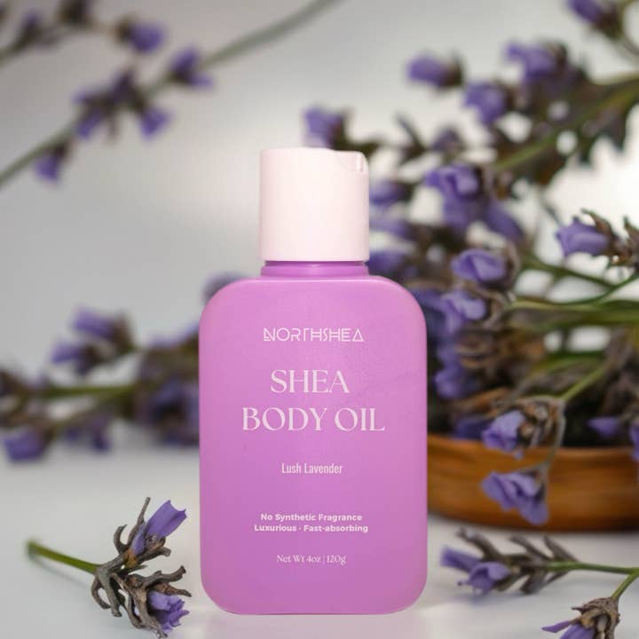 Shea Body Oil - Lavender for wholesale by Northshea