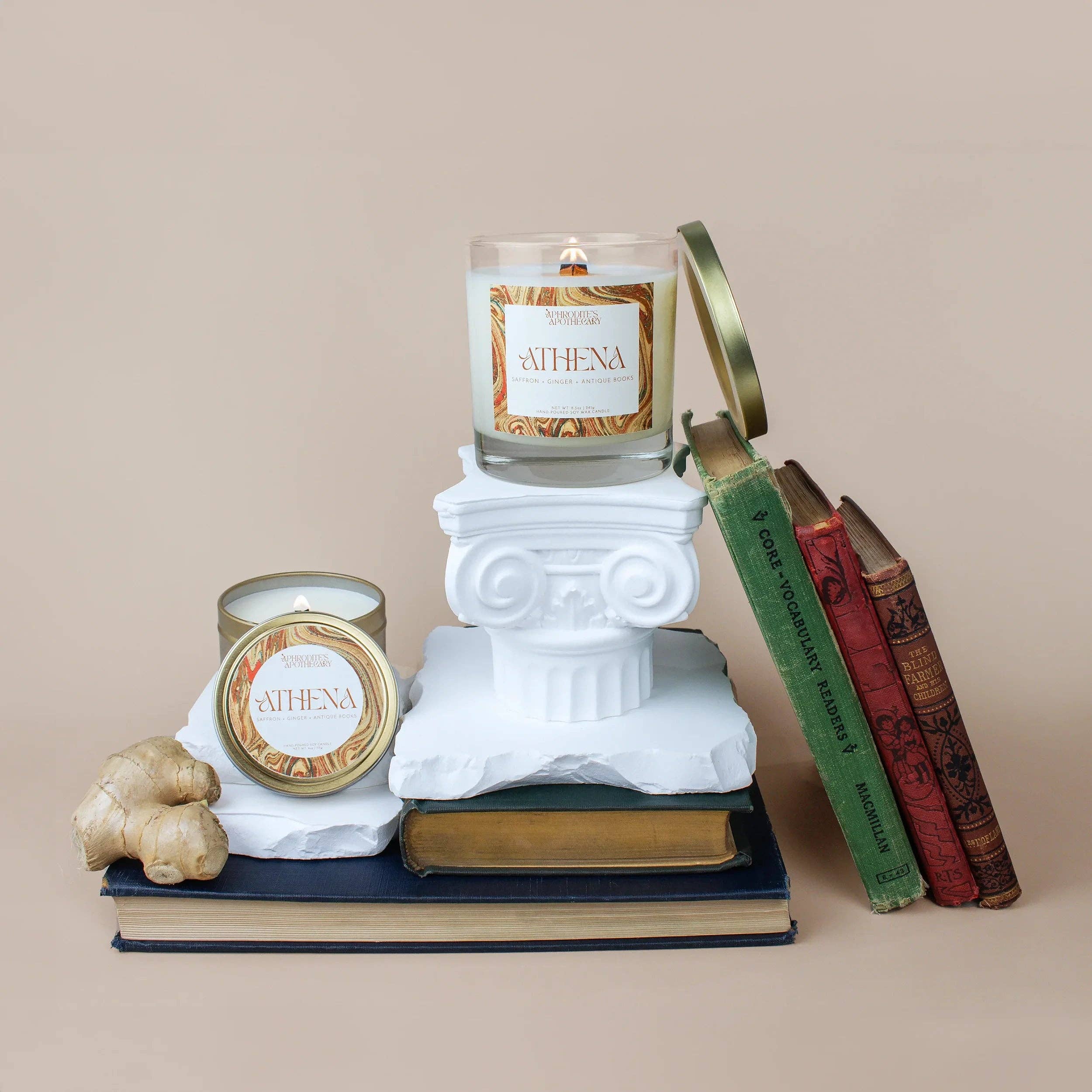 Aphrodite's Apothecary - Wholesale Jar/Filled Candle - Athena Candle7