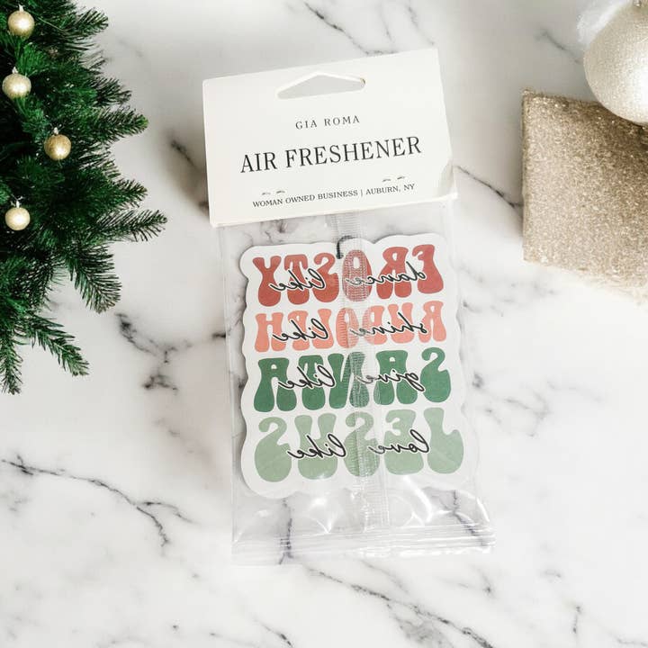 Gia Roma - Vendita all'ingrosso Deodorante per auto - Donna - Regali di Natale rosa unici, freschi natalizi per donna50