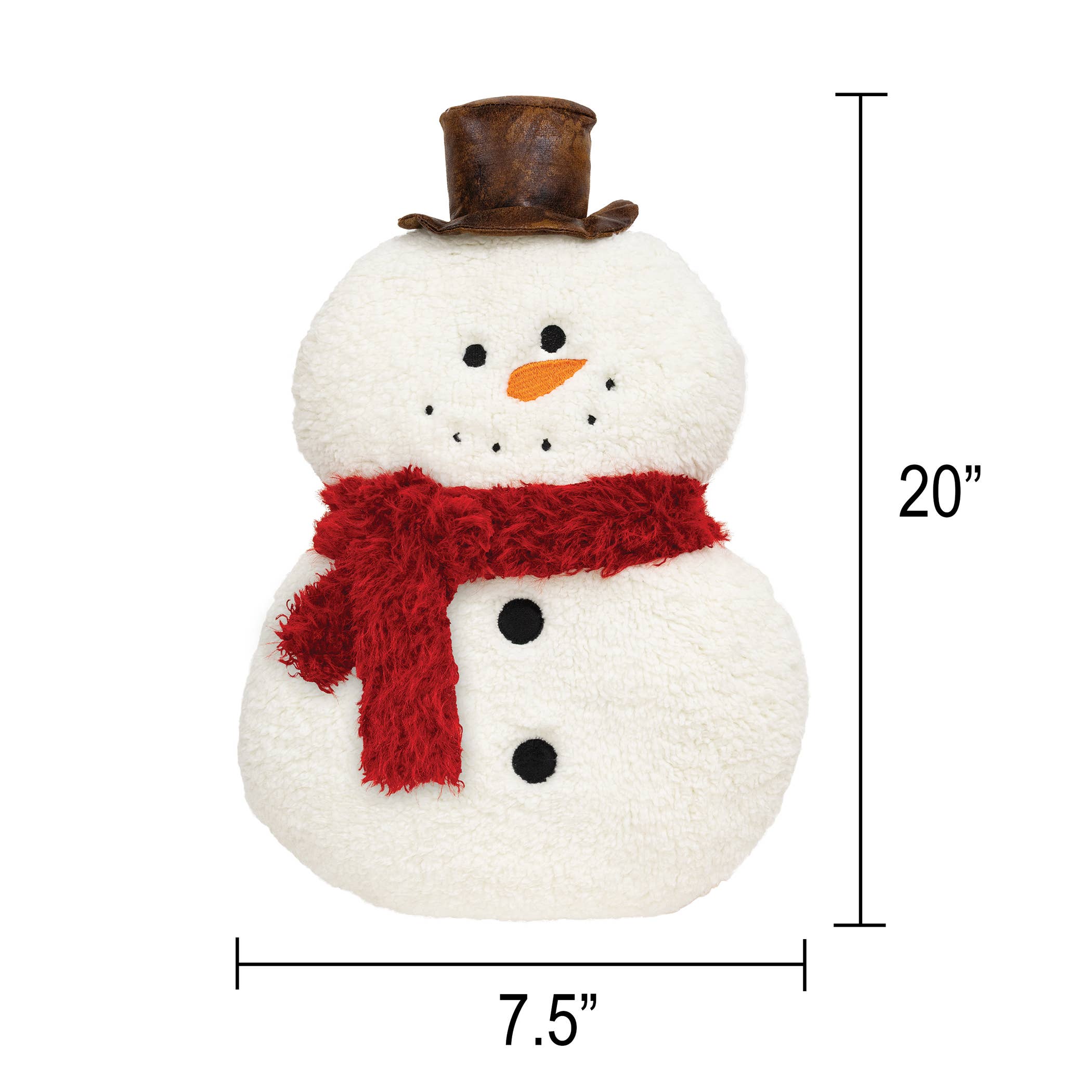 Bright Ideas - Wholesale Christmas Decoration - Ho Ho Ho Snowman Pillow1