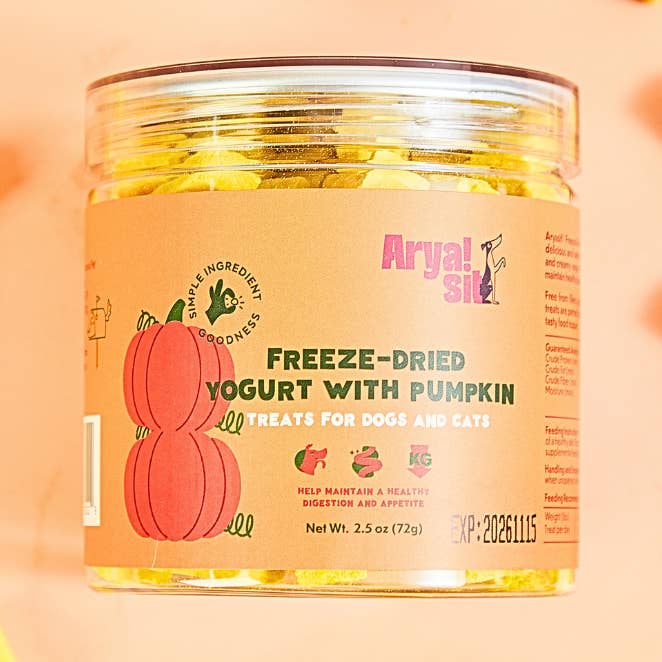 Freeze-Dried Pumpkin Yogurt for wholesale by Arya Sit!
