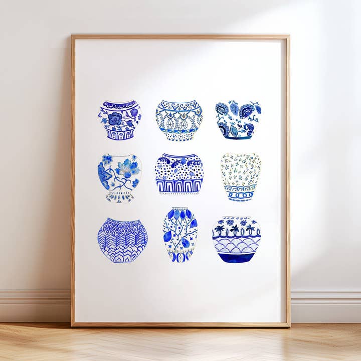 Ginger Jar Collection for wholesale by Snoogs & Wilde Art