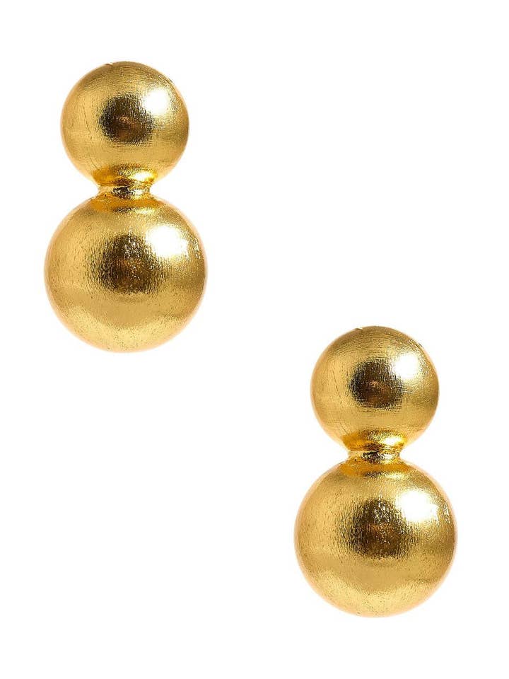 Audrey - Or brossé - Belle of the Ball - Plaqué or 18k - WS pour la vente par Lisi Lerch