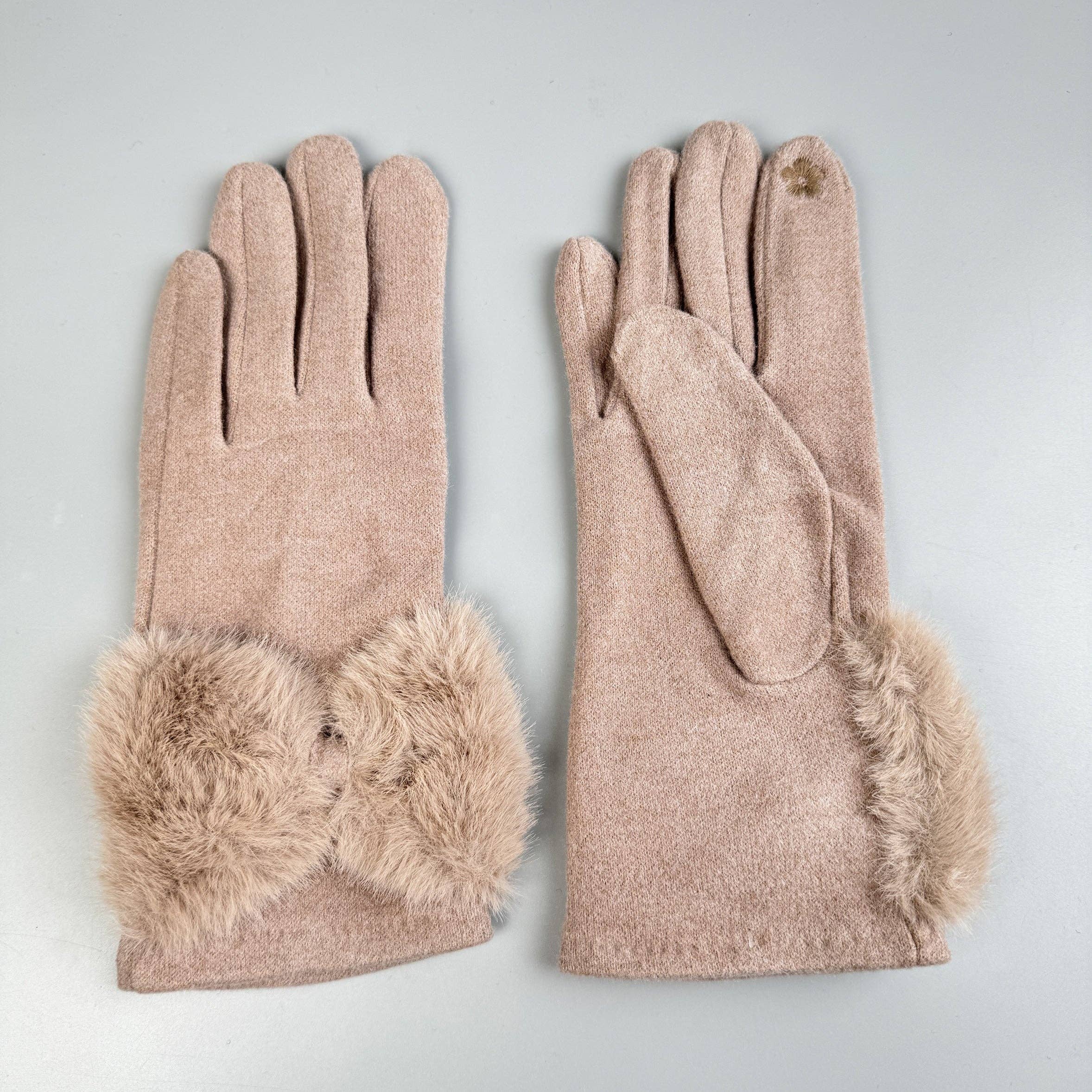 Ole - Venta al por mayor Guantes - Mujer - Guantes de Pantalla Táctil con Lazo de Piel Sintética GL005914