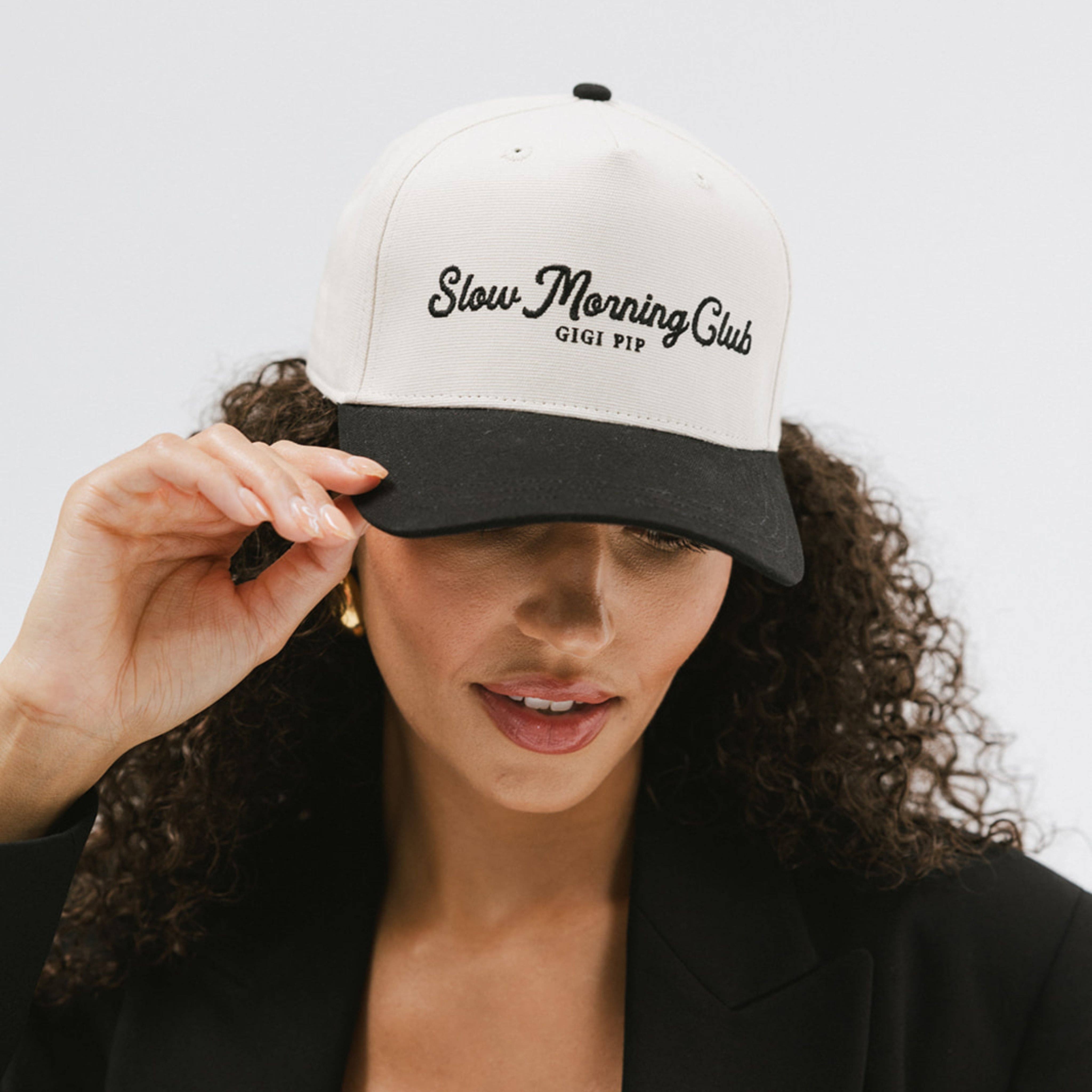 Gigi Pip - Wholesale Trucker Hat - Women's - Slow Morning Club Canvas Trucker3