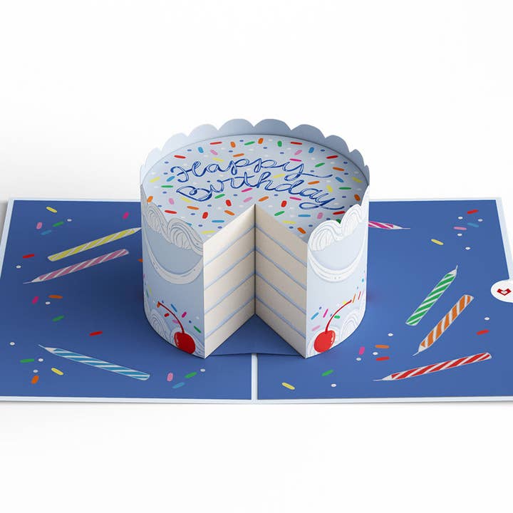 Lovepop Cards - Wholesale Birthday Card - Sprinkled with Love Birthday Cake Pop-Up Card 5x7"4