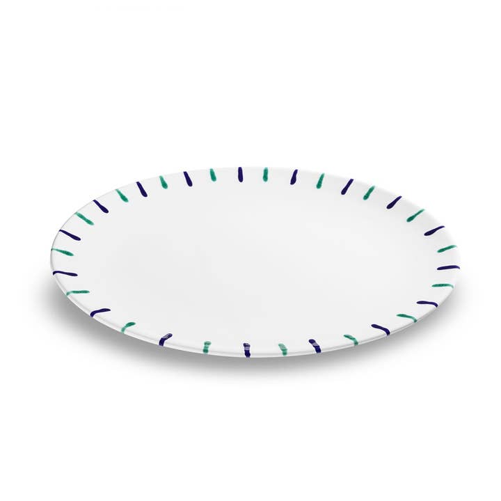 Traunsee, Oval Plate (33x26cm) for wholesale by Gmundner Keramik Handels GmbH