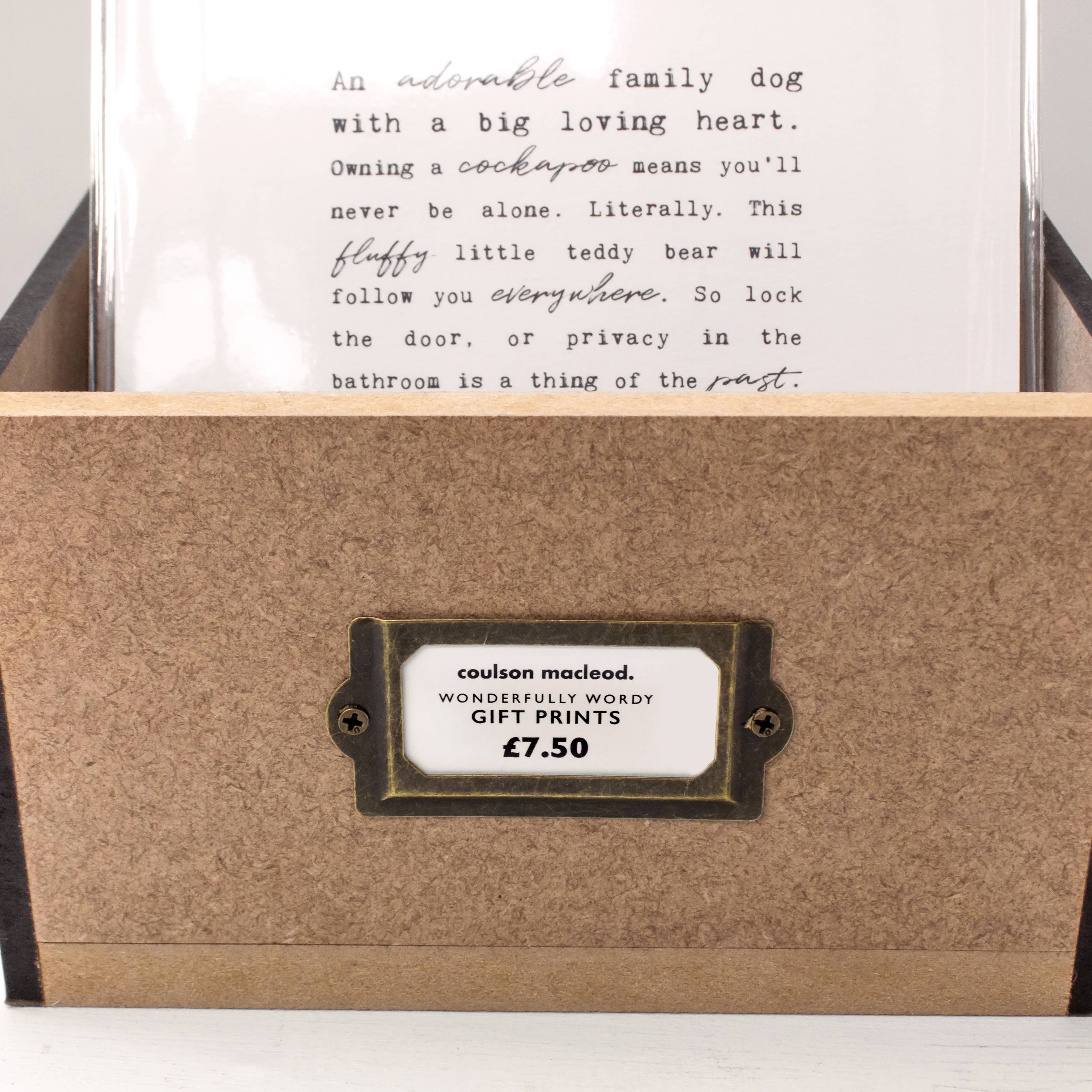 Coulson Macleod (U.S. Duties Paid) - Wholesale Art Print - Best-Selling 'Pooch' Dog Prints with Wooden Display Box2